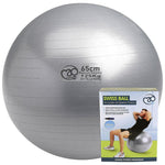 Yoga-Mad 65cm 125kg Swiss Ball & Pump
