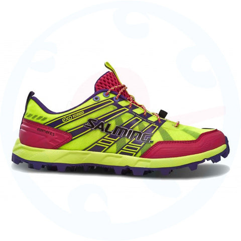 Salming Womens Elements Trainers Safety Yellow/Pink Glow