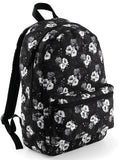 Bagbase Back Pack Black / Flowers - BG188