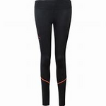 More Mile Compression Womens Long Running Tights - Black